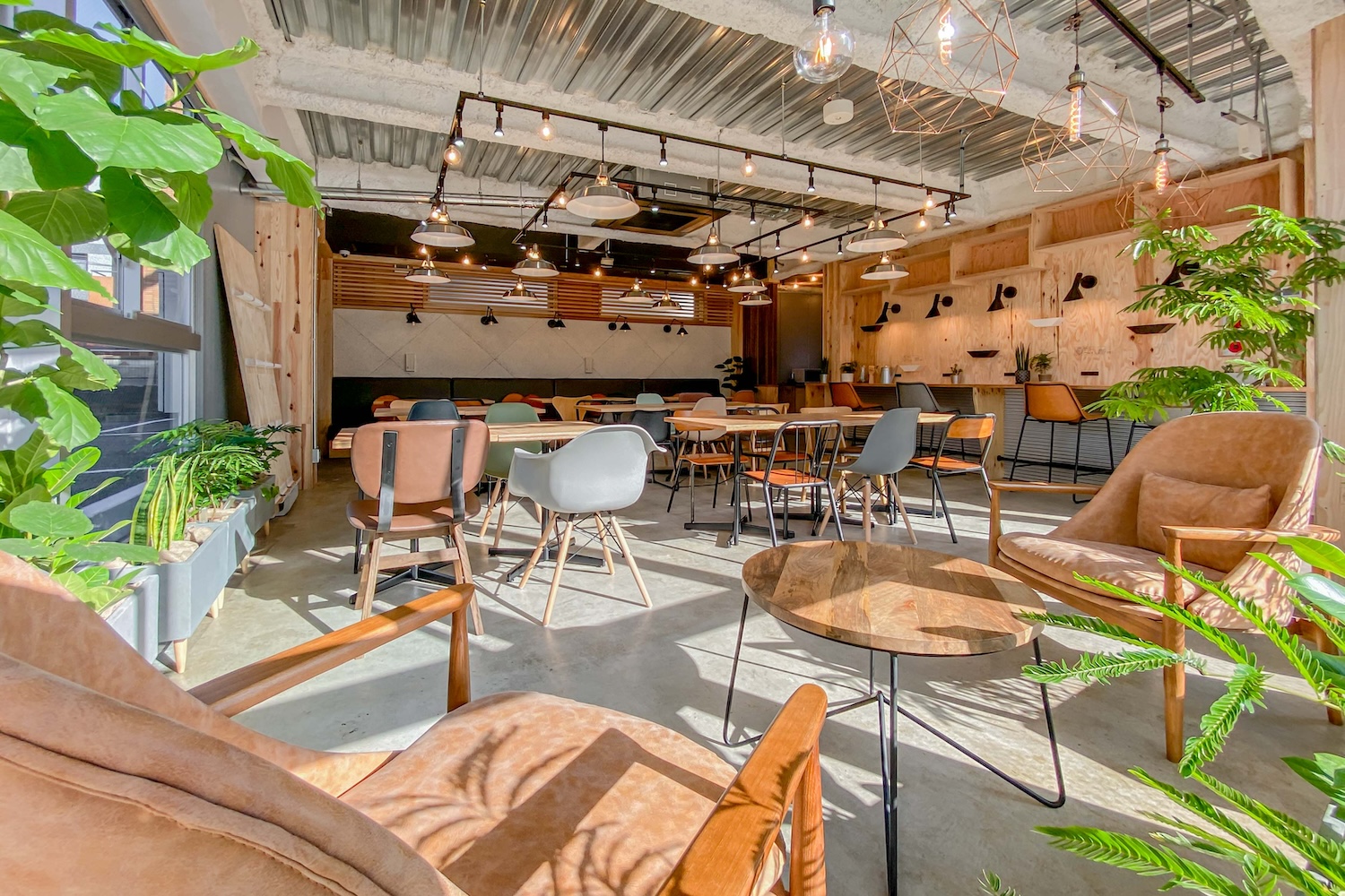 清潔感あるラウンジの写真